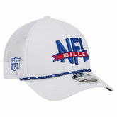 Buffalo Bills New Era NFL 9FORTY A-Frame M-Crown Adjustable Trucker Hat - White cheap