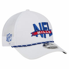 Buffalo Bills New Era NFL 9FORTY A-Frame M-Crown Adjustable Trucker Hat - White cheap