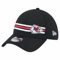 Kansas City Chiefs New Era Stripes 39THIRTY Flex Hat - Black online