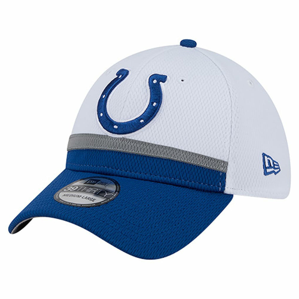 Indianapolis Colts New Era Dashmark Rays 39THIRTY Flex Hat - White/Royal for sale