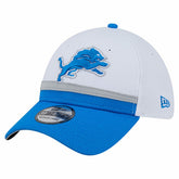 Detroit Lions New Era Dashmark Rays 39THIRTY Flex Hat - White/Blue discount