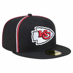 Kansas City Chiefs New Era Soutache 59FIFTY Fitted Hat - Black for sale