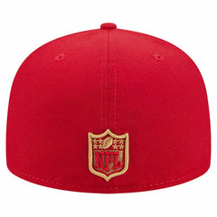 San Francisco 49ers New Era Group Chat 59FIFTY Fitted Hat - Scarlet cheap