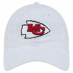 Kansas City Chiefs New Era Women's Floral 9TWENTY Adjustable Hat - White outlet