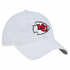 Kansas City Chiefs New Era Women's Floral 9TWENTY Adjustable Hat - White outlet