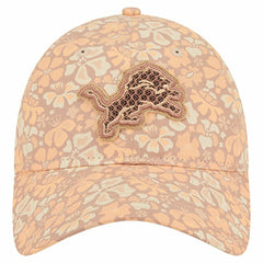 Detroit Lions New Era Women's Floral 9TWENTY Adjustable Hat - Tan cheap