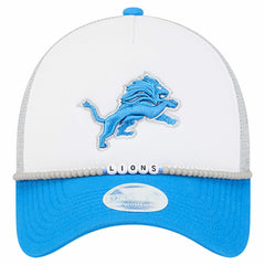 Detroit Lions New Era Women's Friendship Bracelet 9FORTY Adjustable Hat - White/Blue discount