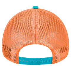 Miami Dolphins New Era Women's Friendship Bracelet 9FORTY Adjustable Hat - White/Aqua sale