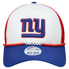 New York Giants New Era Women's Friendship Bracelet 9FORTY Adjustable Hat - White/Royal for sale