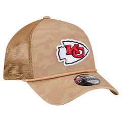 Kansas City Chiefs New Era Wheat Camo 9FORTY Adjustable Hat - Tan online
