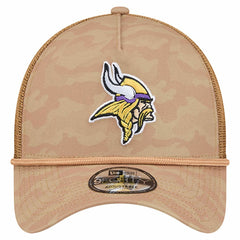 Minnesota Vikings New Era Wheat Camo 9FORTY Adjustable Hat - Tan discount