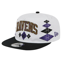Baltimore Ravens New Era Argyle 19TWENTY Adjustable Hat - White discount