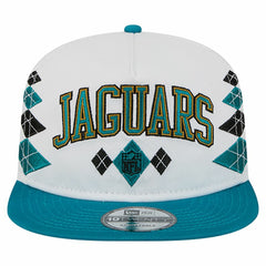 Jacksonville Jaguars New Era Argyle 19TWENTY Adjustable Hat - White online