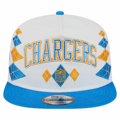 Los Angeles Chargers New Era Argyle 19TWENTY Adjustable Hat - White discount
