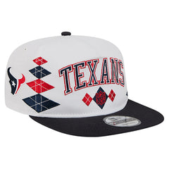 Houston Texans New Era Argyle 19TWENTY Adjustable Hat - White sale