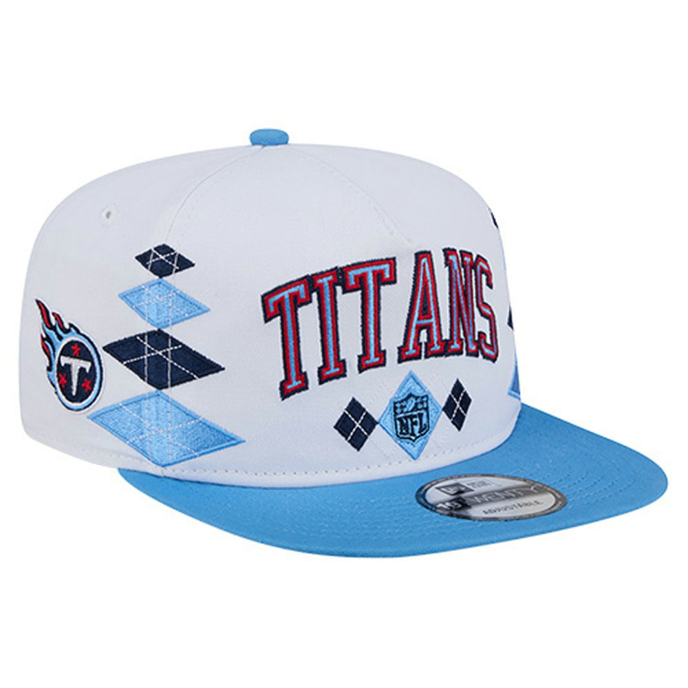 Tennessee Titans New Era Argyle 19TWENTY Adjustable Hat - White on sale
