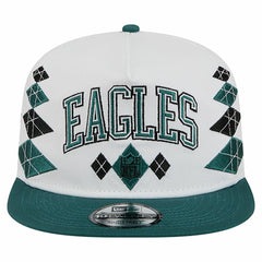 Philadelphia Eagles New Era Argyle 19TWENTY Adjustable Hat - White discount