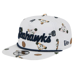 Seattle Seahawks New Era Team Cheer 19TWENTY Snapback Hat - White on sale