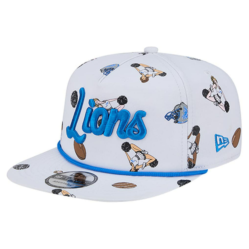 Detroit Lions New Era Team Cheer 19TWENTY Snapback Hat - White online