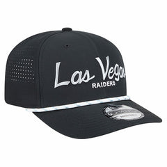 Las Vegas Raiders New Era Script 9SEVENTY Adjustable Hat - Black on sale