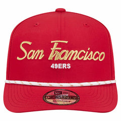 San Francisco 49ers New Era Script 9SEVENTY Adjustable Hat - Scarlet sale