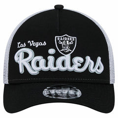 Las Vegas Raiders New Era Side Lines 9FORTY Adjustable Hat - Black for sale