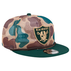 Las Vegas Raiders New Era Duck Camo 9FIFTY Snapback Hat - Camo discount