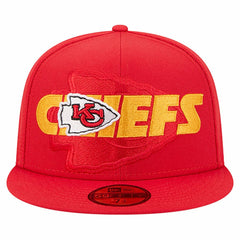 Kansas City Chiefs New Era Overlap Wordmark 59FIFTY Fitted Hat - Red outlet
