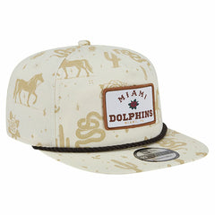 Miami Dolphins New Era Desert Rose 19TWENTY Adjustable Hat - Cream discount