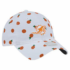 Miami Dolphins New Era Women's Fruit Pattern 9TWENTY Adjustable Hat - White online
