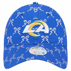 Los Angeles Rams New Era Women's Ribbon 9TWENTY Adjustable Hat - Royal discount