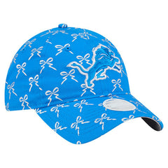 Detroit Lions New Era Women's Ribbon 9TWENTY Adjustable Hat - Blue sale