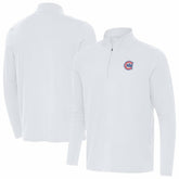 Chicago Cubs Antigua Alternate Logo Intent Quarter-Zip Pullover - White
