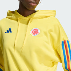 Colombia National Team Women's FIFA x World Cup Alphaskin Cropped Hoodie - Yellow | Adidas outlet