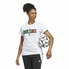 Mexico National Team Women's Jersey Hook T-Shirt - White | Adidas shop