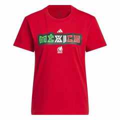 Mexico National Team Women's Jersey Hook T-Shirt - Red | Adidas discount