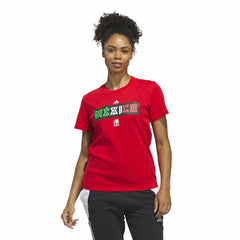 Mexico National Team Women's Jersey Hook T-Shirt - Red | Adidas discount