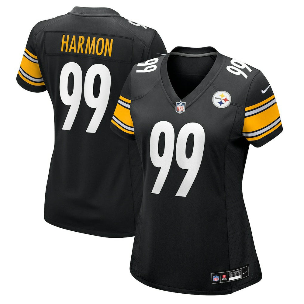 Derrick Harmon Pittsburgh Steelers Women's Team Game Jersey - Black | Nike online