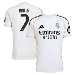Vini Jr. Real Madrid 2025/26 Home Replica Jersey - White | Adidas online