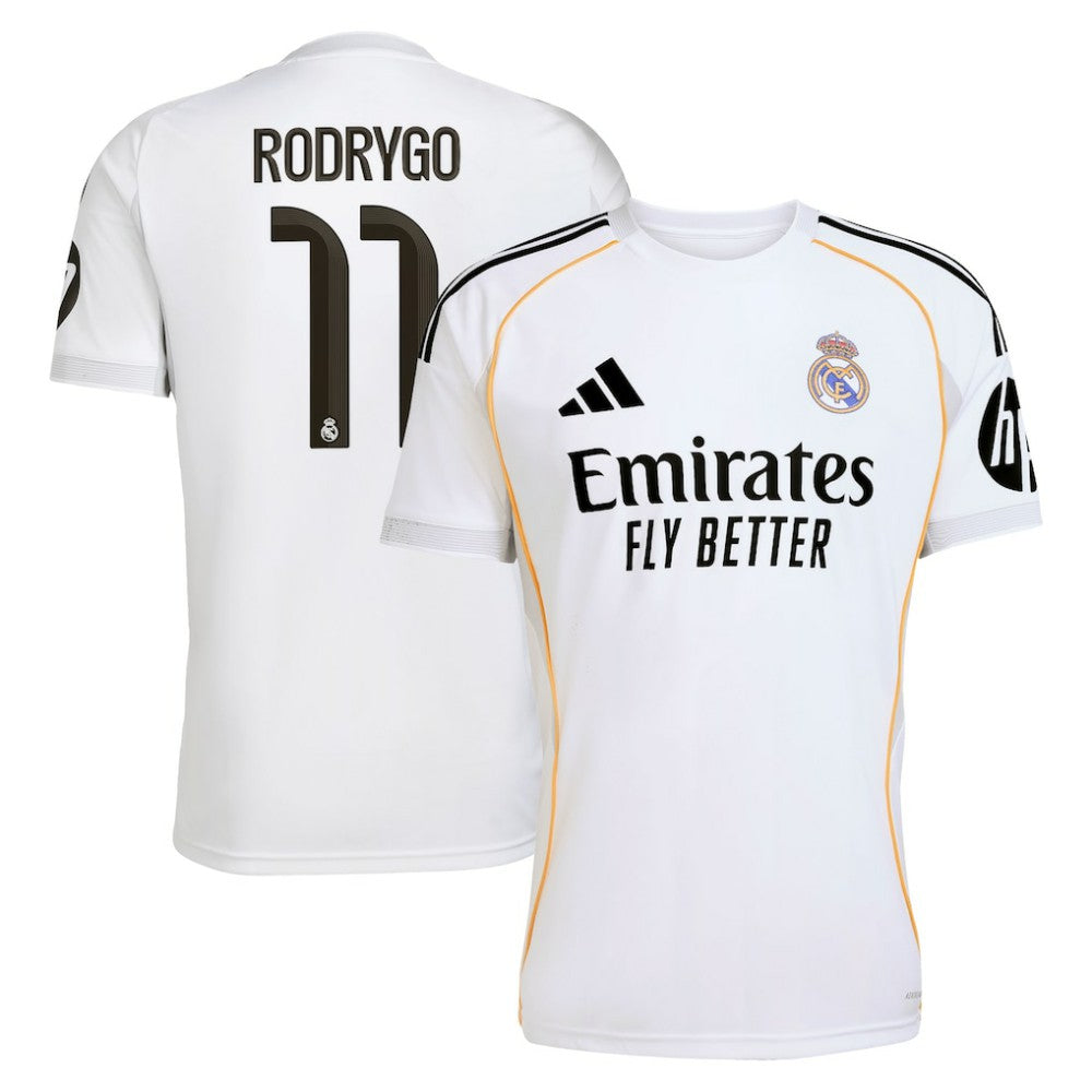 Rodrygo Real Madrid 2025/26 Home Replica Jersey - White | Adidas outlet