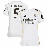 Jude Bellingham Real Madrid Women's 2025/26 Home Replica Jersey - White | Adidas discount