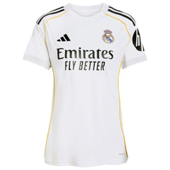 Vini Jr. Real Madrid Women's 2025/26 Home Replica Jersey - White | Adidas on sale
