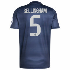 Jude Bellingham Real Madrid 2025/26 Away Replica Player Jersey - Blue | Adidas outlet