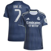 Vini Jr. Real Madrid Women's 2025/26 Away Replica Player Jersey - Blue | Adidas on sale