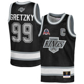 Wayne Gretzky Los Angeles Kings Mitchell & Ness Youth Maxxed Out Fashion Basketball Jersey Black