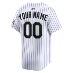 Colorado Rockies Youth Home Custom Limited Jersey - White | Nike