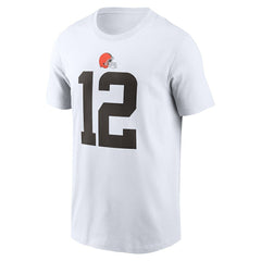 Shedeur Sanders Cleveland Browns 2025 NFL Draft Name & Number T-Shirt - White | Nike discount