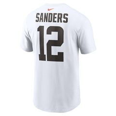 Shedeur Sanders Cleveland Browns 2025 NFL Draft Name & Number T-Shirt - White | Nike discount