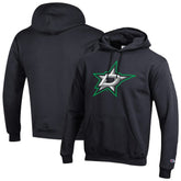 Dallas Stars Champion Primary Logo 1-Hit Pullover Hoodie Black