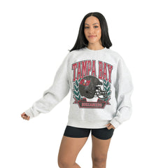 Tampa Bay Buccaneers Gameday Couture Women's Heritage Premium Fleece Pullover Sweatshirt - Gray cheap